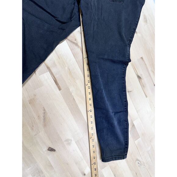 Torrid Jegging Jeans 18R Black Mid Rise Skinny Stretchy 3 Buttons Ankle - Picture 6 of 7